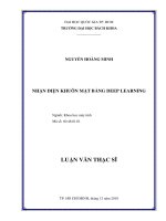 Nhận diện khuôn mặt bằng deep learning  