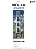 Thiết kế mẫu nhà phố 4x17m 3 tầng đẹp hiện đại