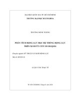 Phân tích động lực học hệ thống động lực trên xe buýt city i51 bgq1e4  