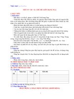 GIÁO án địa lí 11  THEO công văn 5512 kì 2 