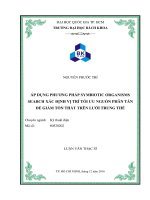 Áp dụng phương pháp symbiotic organisms search xác định vị trí tối ưu nguồn phân tán để giảm tổn thất trên lưới trung thế  