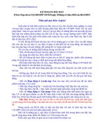 KHBD CHỦ đề văn 9 HKII CV5512NHUNG 