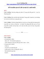 Đề Thi Môn Lịch Sử Lớp 10 Học Kỳ 1 Mới Nhất