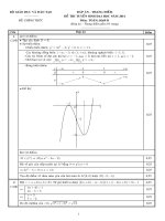 đề thi  đáp án tuyển sinh đại học – cao đẳng năm 2014  thông tin tuyển sinh