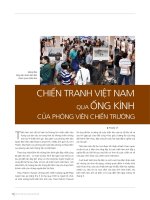 Chiến tranh Việt Nam qua ống kính của phóng viên chiến trường