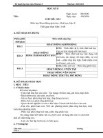 GIÁO án hóa học 8  THEO công văn 5512 