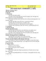 GIÁO ÁN HÓA 11 THEO MẪU CV 5512. ANĐEHIT