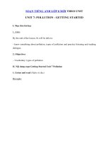 Tải Tiếng Anh 8 Unit 7: Getting started - Soạn Tiếng Anh lớp 8 Unit 7: Pollution trang 6 - 7