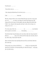 Mẫu Thư mời Làm việc