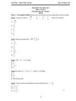 Đề thi học kỳ 1 môn Toán lớp 7 năm 2020 - 2021 (Đề 5)