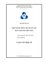 Thiết kế hệ thống truyền dữ liệu bằng ánh sáng nhìn thấy  