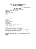 Mẫu biên bản thanh lý cửa nhôm kính