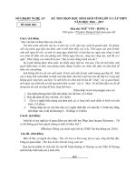 Đề thi chọn HSG cấp tỉnh môn Ngữ Văn lớp 11 năm 2016-2017 - Sở GD&ĐT Nghệ An (Bảng A)