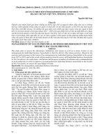 Quản lý thuế đối với hộ kinh doanh cá thể trên địa bàn huyện Việt Yên, tỉnh Bắc Giang