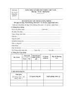 Mẫu bản đăng ký tác phẩm, công trình xét tặng “Giải thưởng Nhà nước” về văn học, nghệ thuật