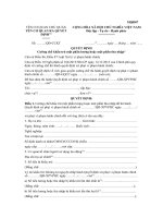 Mẫu MQĐ07: Quyết định cưỡng chế khấu trừ một phần lương hoặc một phần thu nhập