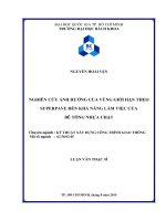 Nghiên cứu ảnh hưởng của vùng giới hạn theo superpave đến khả năng làm việc của bê tông nhựa chặt  
