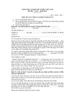 Mẫu đơn xin xác định lại diện tích đất ở