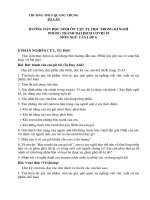 HƯỚNG DẪN NỘI DUNG TỰ HỌC MÔN NGỮ VĂN 6, 7, 8, 9