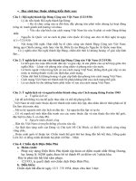 Đề cương Lịch Sử 9 HKII Năm học 2019-2020