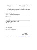 Mẫu giấy chứng nhận đăng ký hoạt động trợ giúp xã hội