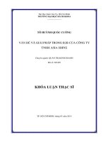 Vấn đề và giải pháp trong b2b của công ty tnhh asia shine  