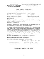 Nghiên cứu các yếu tố ảnh hưởng đến lòng trung thành của cán bộ   nhân viên trường đại học công nghiệp tp  hồ chí minh    