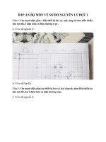 DAP AN SO DO NGUYEN LY DOT 1