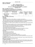 GIÁO án SINH 9 THEO 3280 HK1 