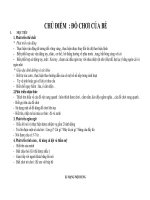 giáo án mầm non chủ đề đồ chơi của bé