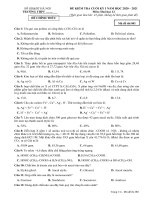 KIỂM TRA học kì i KHỐI 12 KIỂM TRA học kì i lớp 12 001 