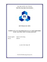 Nghiên cứu các giải pháp quản lý và tiết kiệm điện, nước tại công viên văn hóa đầm sen 