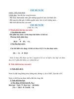 Chủ đề nước ( bài 36+39)Tuần 28, 29