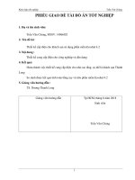 Thiết kế cấp điện cho khách sạn sử dụng phần mềm ecodial 4 2   đồ án tốt nghiệp khoa công nghệ điện  