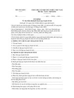 Mẫu tờ trình về việc thẩm định, phê duyệt quy hoạch di tích