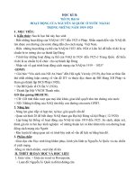 Giáo án sử  9 cv 5512 kì 2 