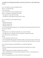 Câu hỏi tự luận những nguyên lí cơ bản của chủ nghĩa mác lê nin