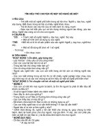 TÌM HIỂU TRÒ CHUYỆN VỀ MỘT SỐ NGHỀ BÉ BIẾT