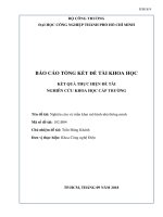 Nghiên cứu và triển khai mô hình nhà thông minh   báo cáo tổng kết đề tài khoa học cấp trường