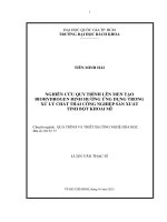Nghiên cứu quy trình lên men tạo biohydrogen định hướng ứng dụng trong xử lý chất thải công nghiệp sản xuất tinh bột khoai mì  