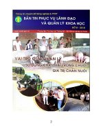 Bản tin phục vụ Lãnh đạo và Quản lý khoa học số 8 - 2019