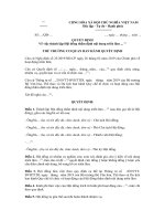 Mẫu quyết định thành lập hội đồng thẩm định nội dung triển lãm