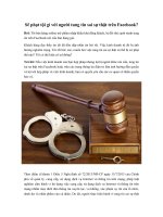 Sẽ phạt tội gì với người tung tin sai sự thật trên Facebook?