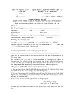 Mẫu báo cáo thay đổi về thực hành tốt bảo quản thuốc, nguyên liệu làm thuốc