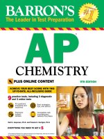 Preview Barrons AP Chemistry by Neil D. Jespersen, Pamela Kerrigan (2018)