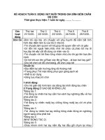 KẾ HOẠCH TUẦN II ĐỘNG VẬT NUÔI TRONG GIA ĐÌNH BỐN CHÂN ĐẺ CON