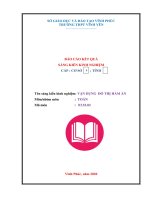 Sáng kiến kinh nghiệm cấp cơ sở: Vận dụng đồ thị hàm ẩn