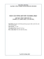 Mô hình mới để đánh giá hiệu quả giảm chấn của kết cấu cách chấn chịu động đất   báo cáo tổng kết đề tài khoa học cấp trường  