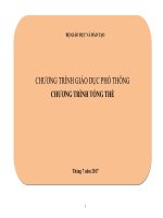 Chương trình giáo dục phổ thông tổng thể - Phòng GD&ĐT Huyện Vĩnh Thuận