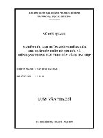 Nghiên cứu ảnh hưởng độ nghiêng của trụ tháp đến phân bố nội lực và biến dạng trong cầu treo dây văng hai nhịp 
